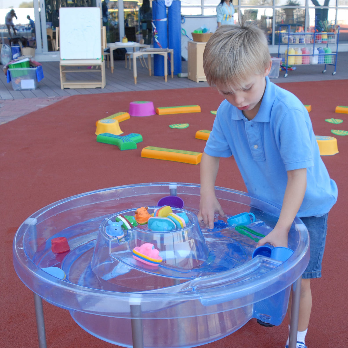 Circular Sand and Water Tray with Stand