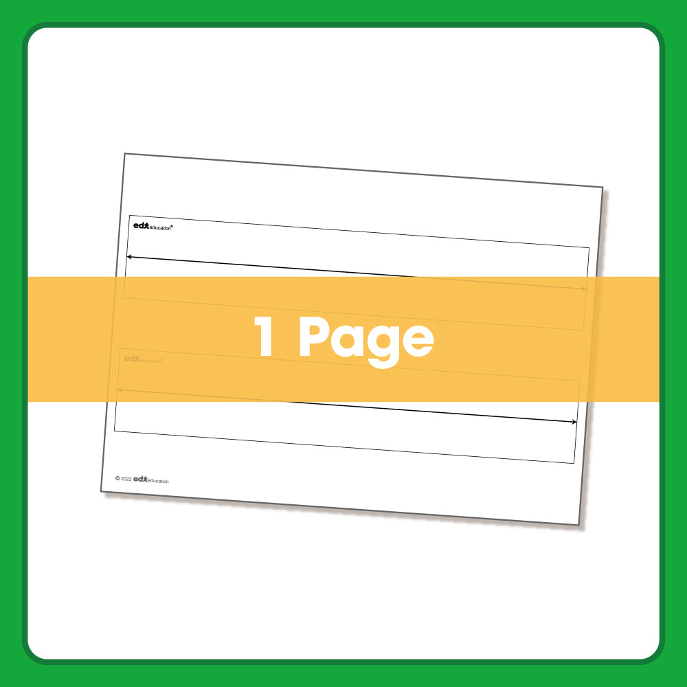 Edx Printable Number Lines (blank)