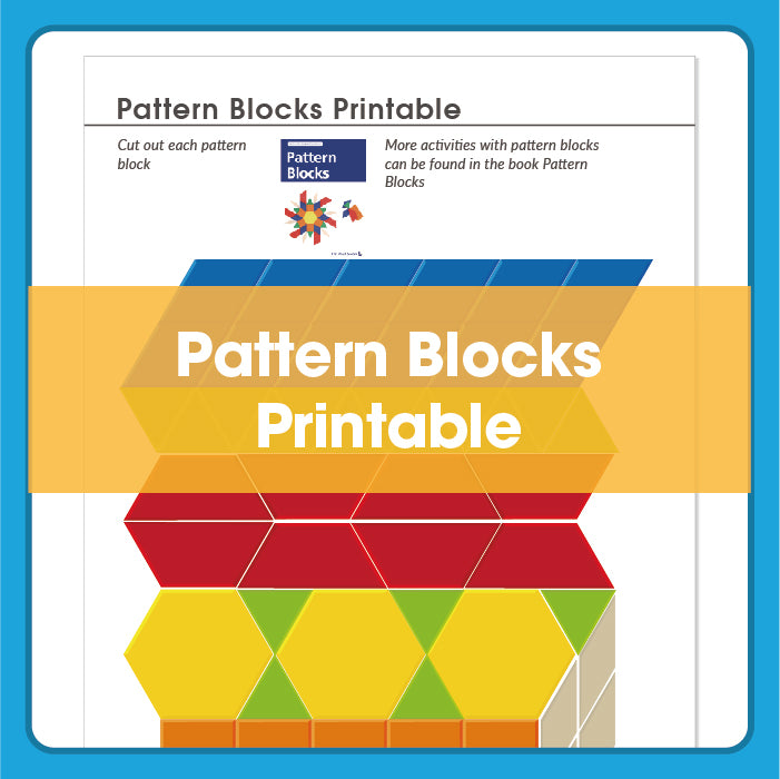 Edx Education Pattern Blocks Webinar Printable Activity Set