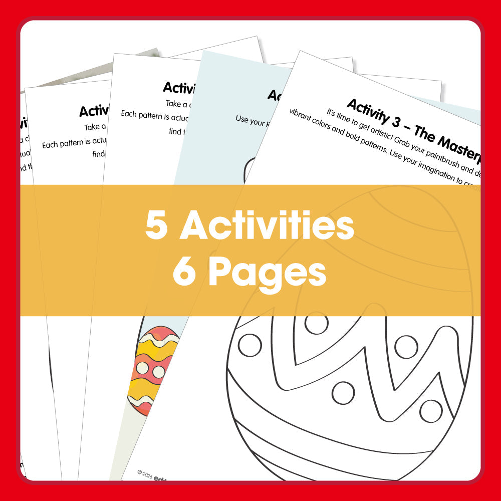 Edx Education Free Printable Easter Activities