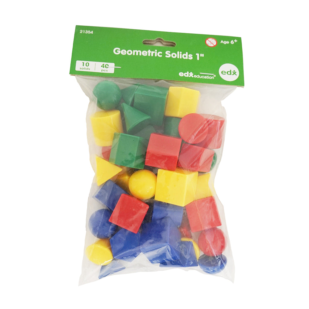 1-Inch Geometric Solids Learning Set