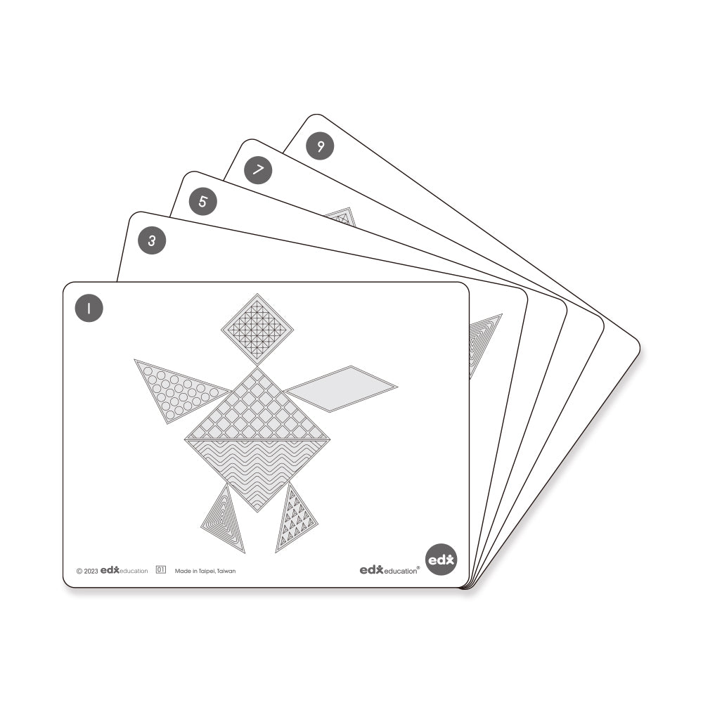 Green-n-Learn® Sensory Tangram Classroom Activity Set