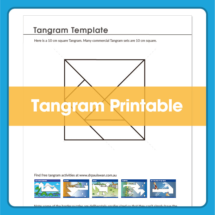 Edx Education Tangram Webinar Printable Activity Set