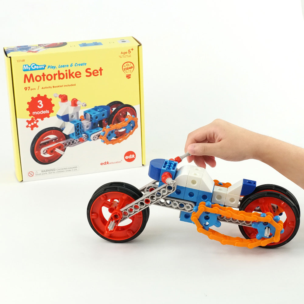 My Gears® Motorbike Construction Set