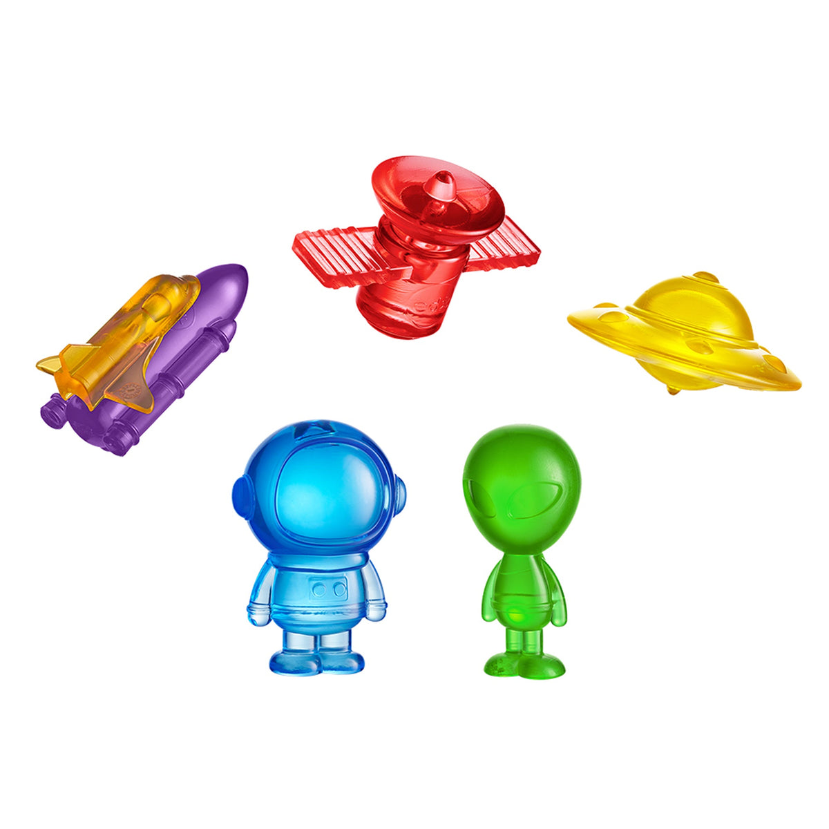 Translucent Space Counters – 72 Pieces