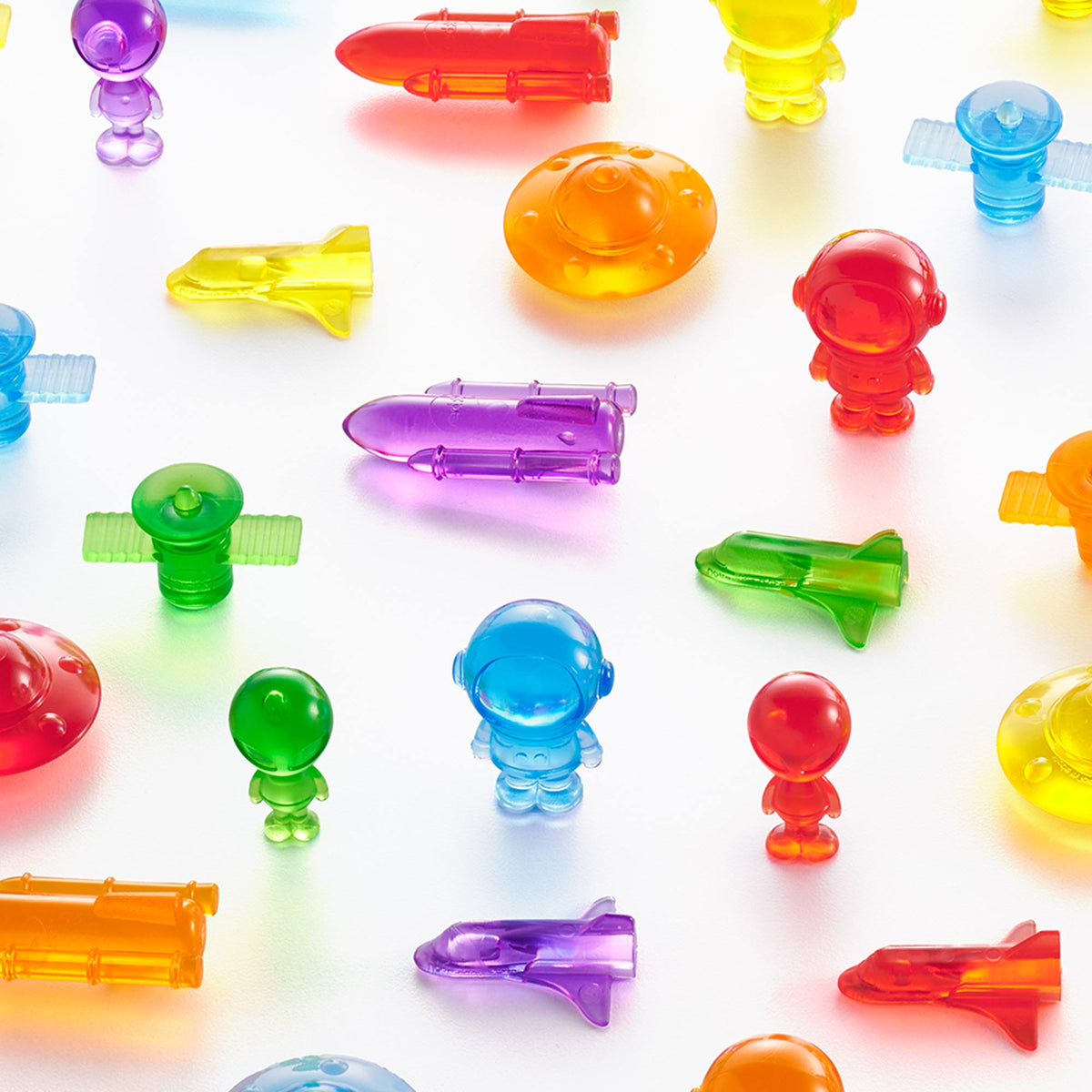 Translucent Space Counters – 72 Pieces