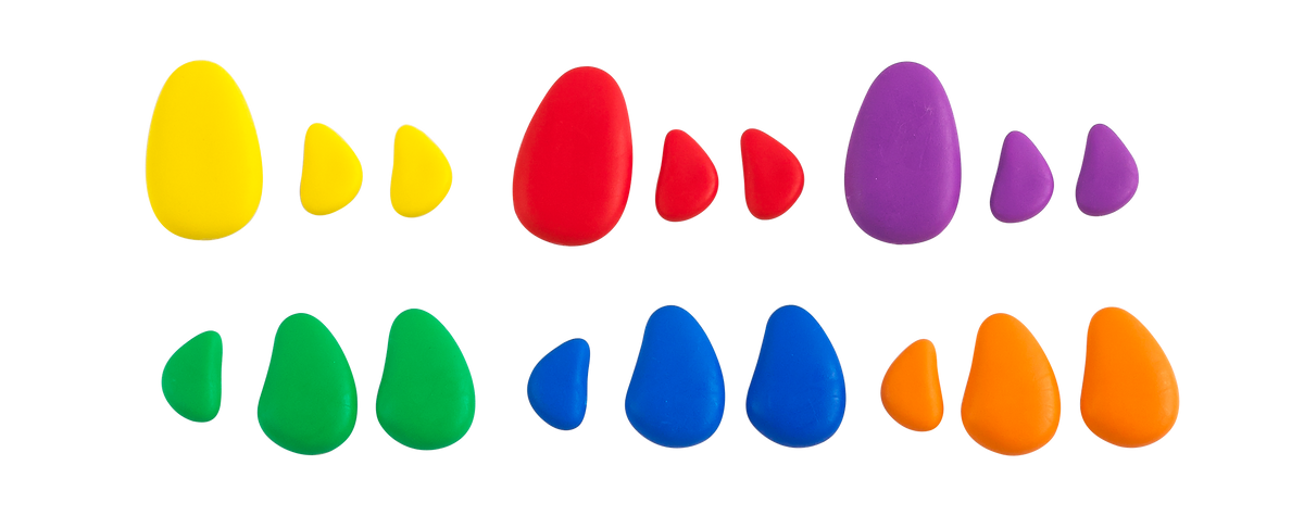 Rainbow Pebbles® Play and Learning Set