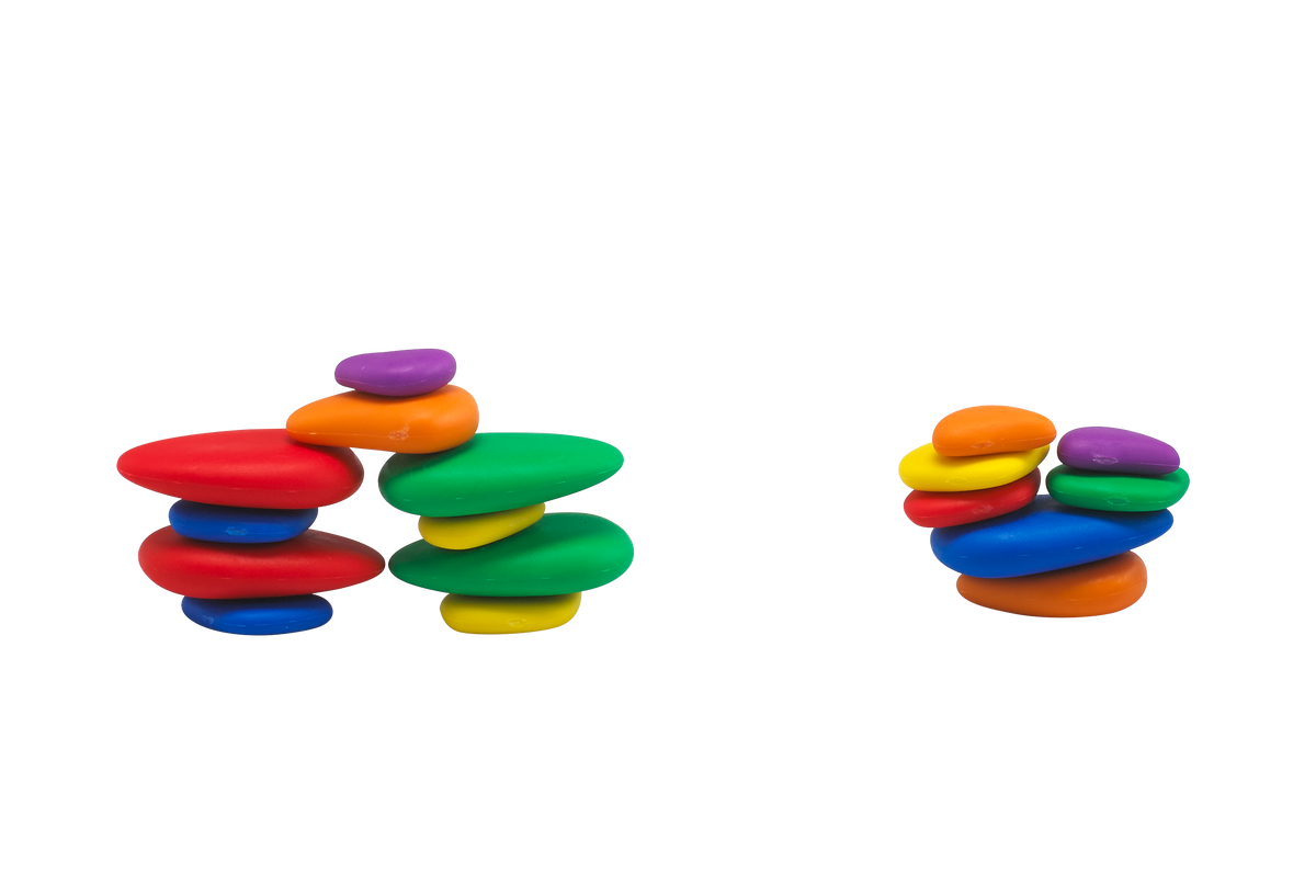 Rainbow Pebbles® Play and Learning Set