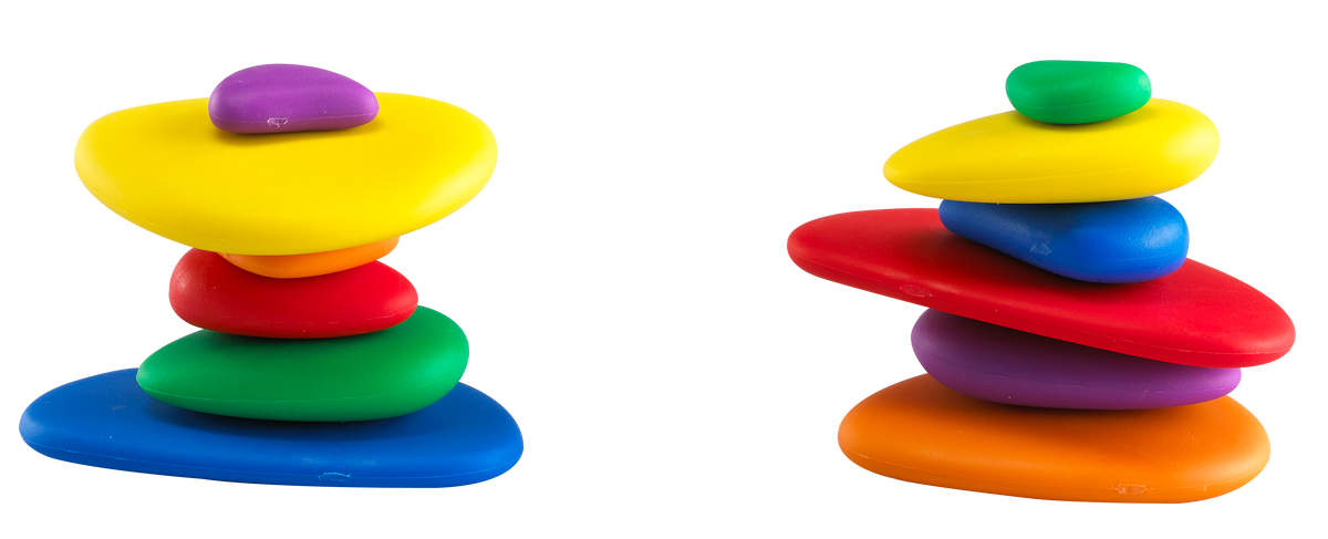 Rainbow Pebbles® Play and Learning Set