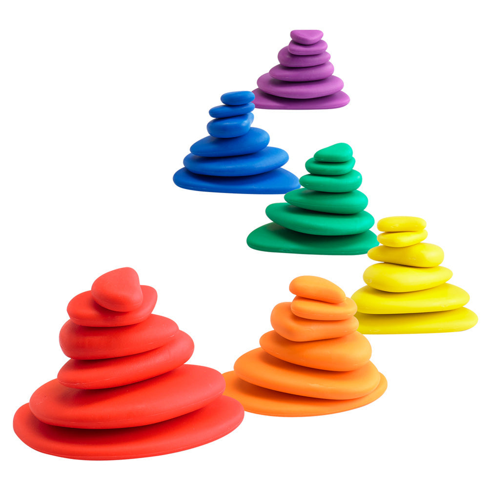 Rainbow Pebbles® Play and Learning Set