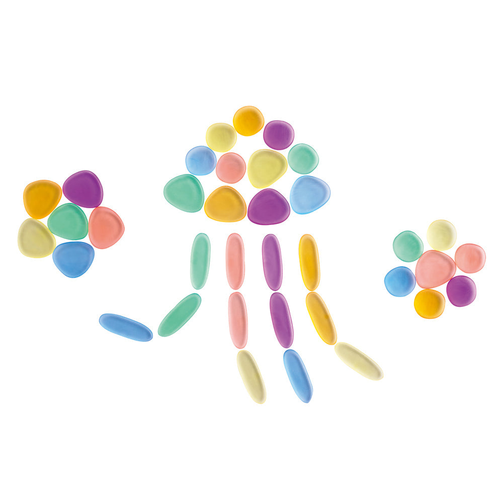 Translucent Junior Rainbow Pebbles® Set