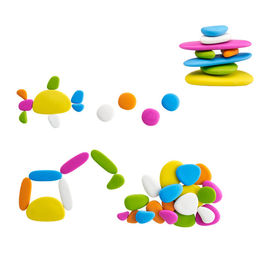 Fluro Rainbow Pebbles® Creative Activity Set