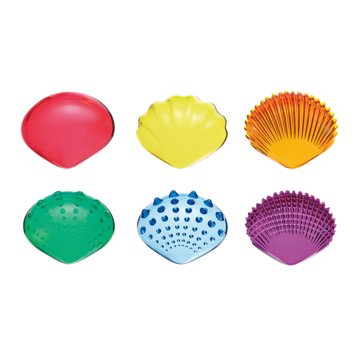 Transparent Tactile Shells Activity Set