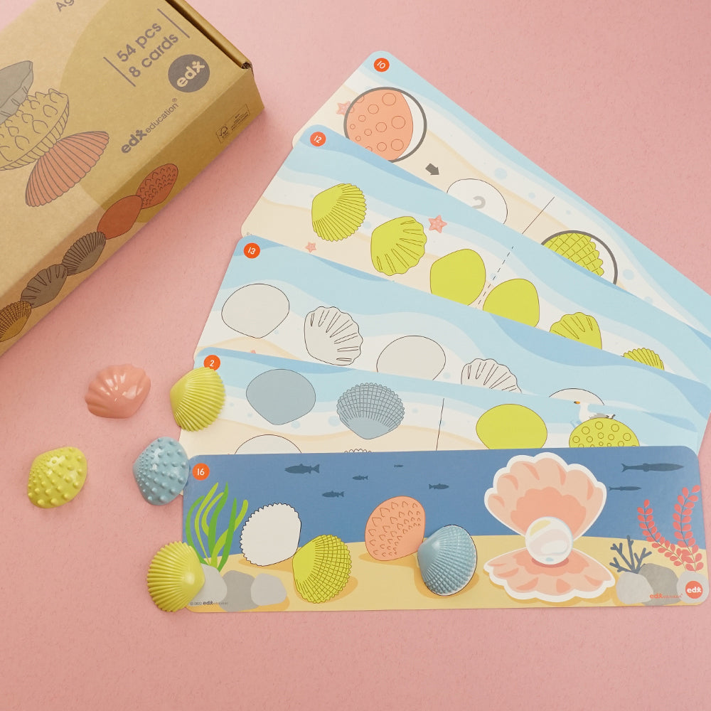 Green-n-Learn® Tactile Shells Eco-Friendly Activity Set