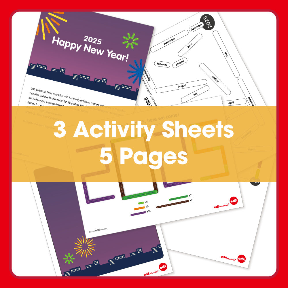 Edx Education Fun Family New Year Printable Activities 2025