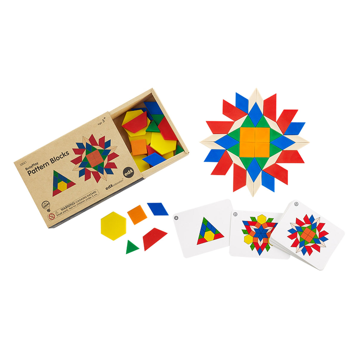 Busy Play® Pattern Blocks Activity Set
