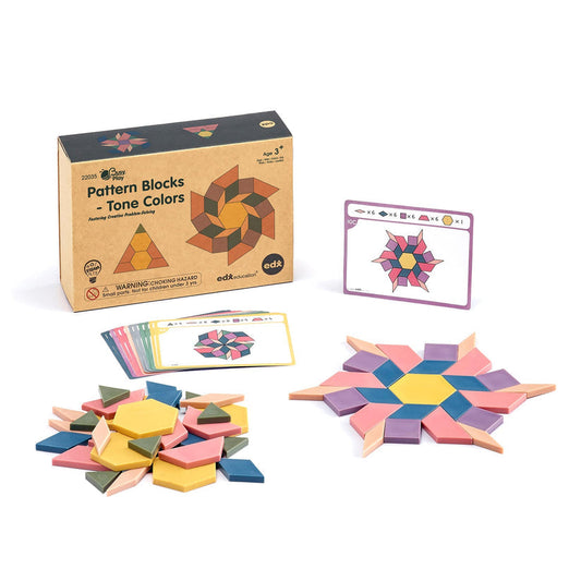 Busy Play® Pattern Blocks in Tone Colours
