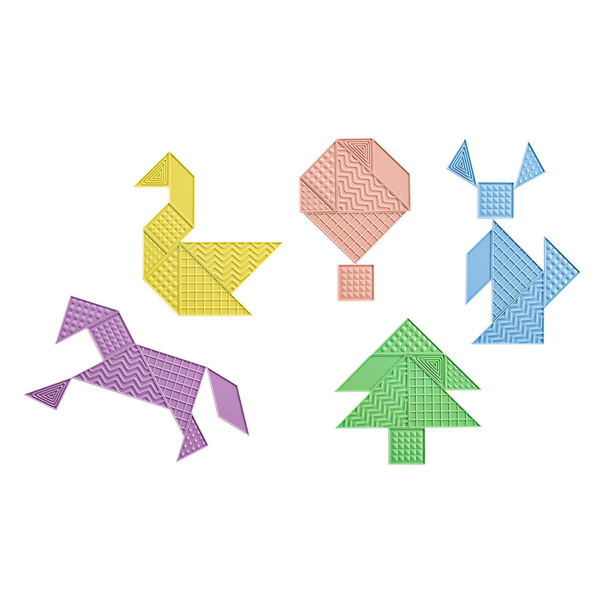 Green-n-Learn® Sensory Tangram Classroom Activity Set