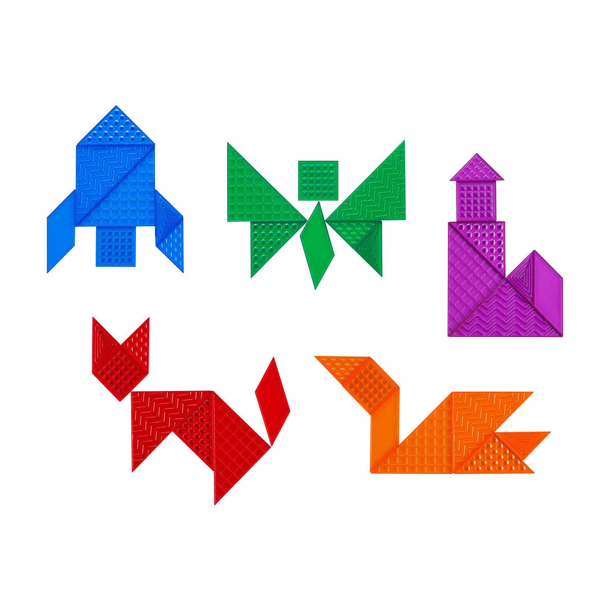 Translucent Sensory Tangram Activity Set