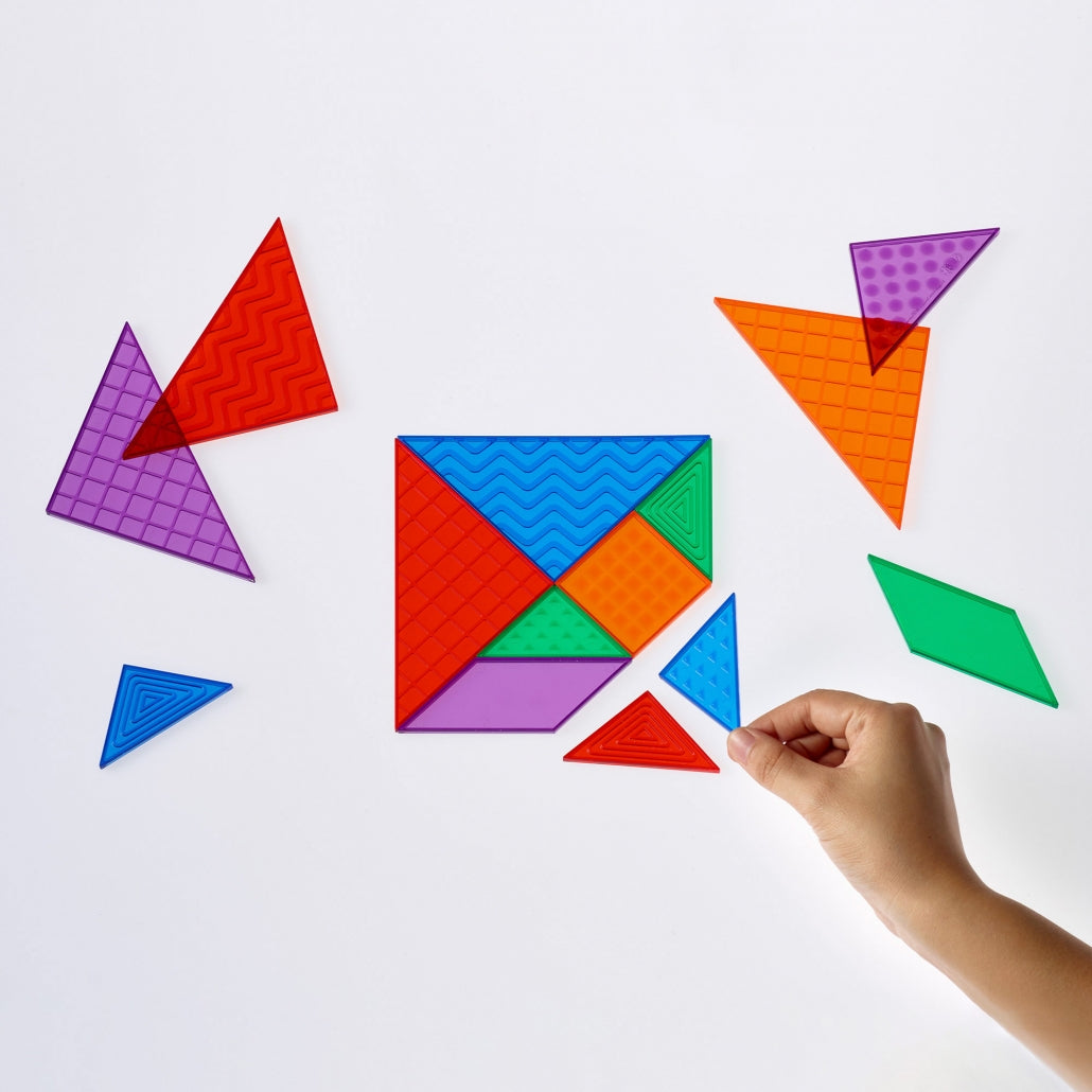 Translucent Sensory Tangram Activity Set
