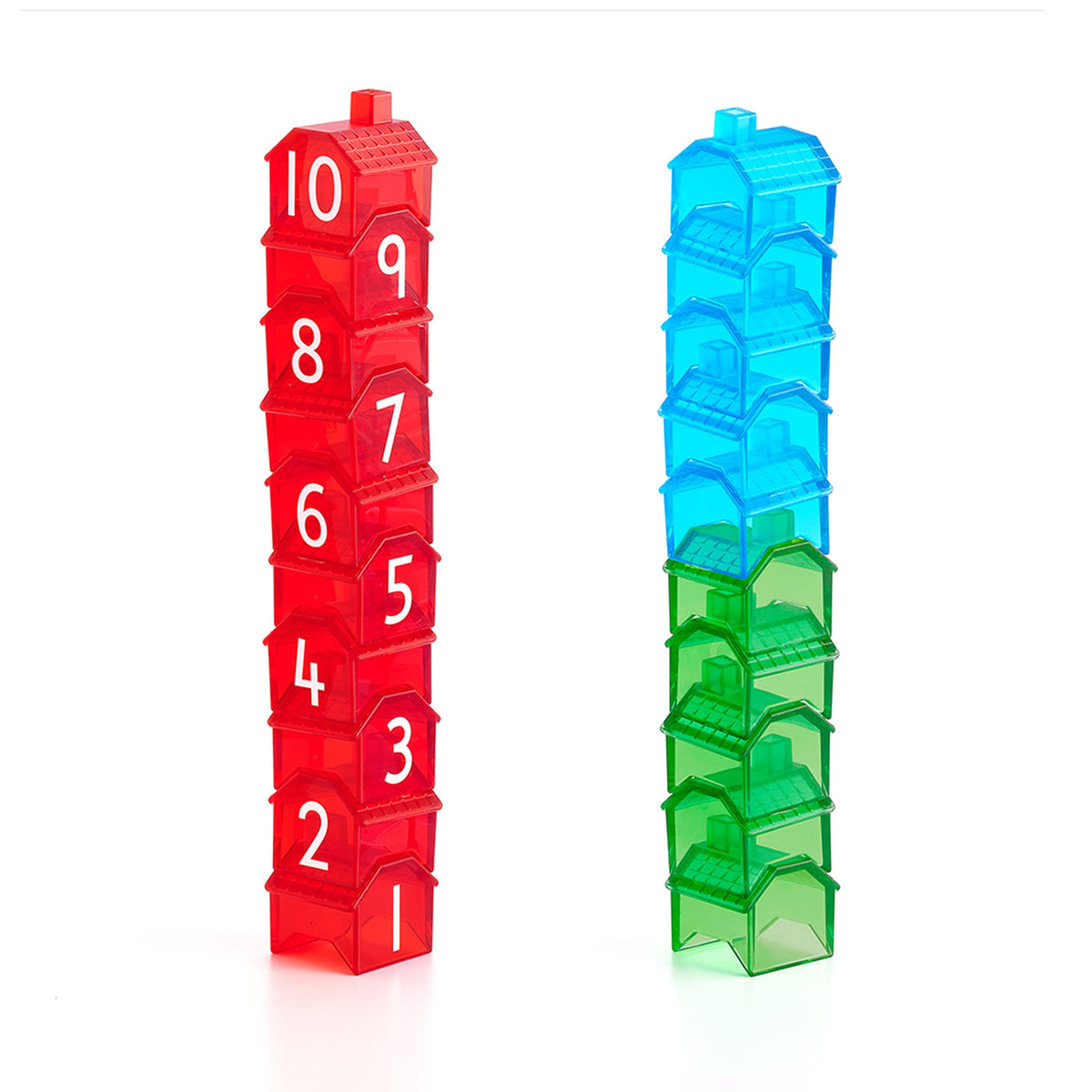 Busy Play® iSense® Translucent Stacking Houses Set