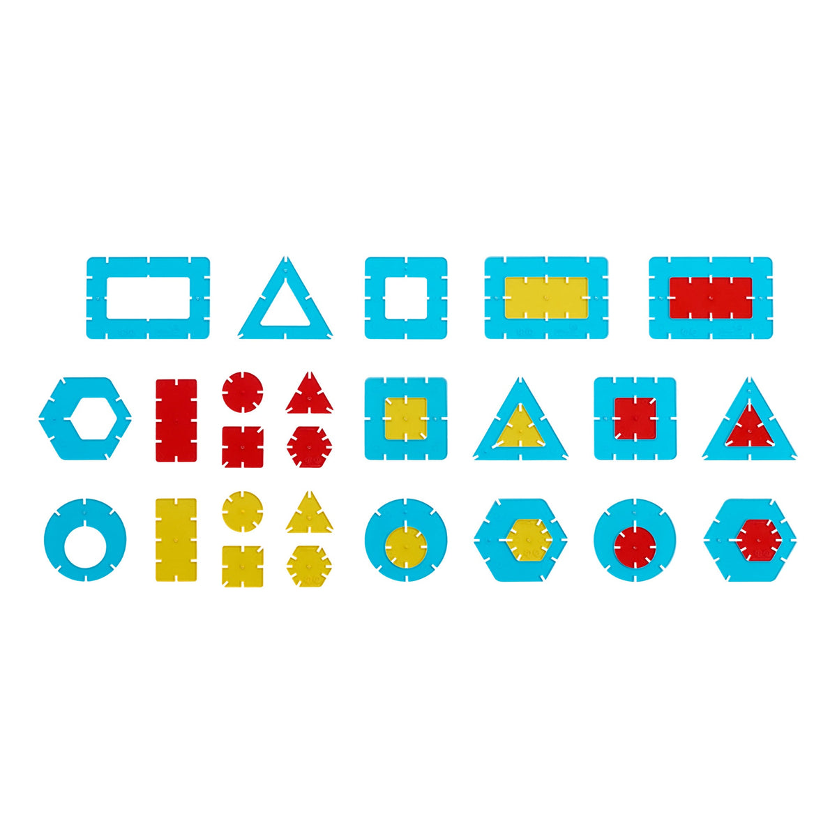 Interlocking Geo Shapes Activity Set