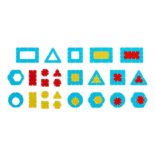 Interlocking Geo Shapes Activity Set