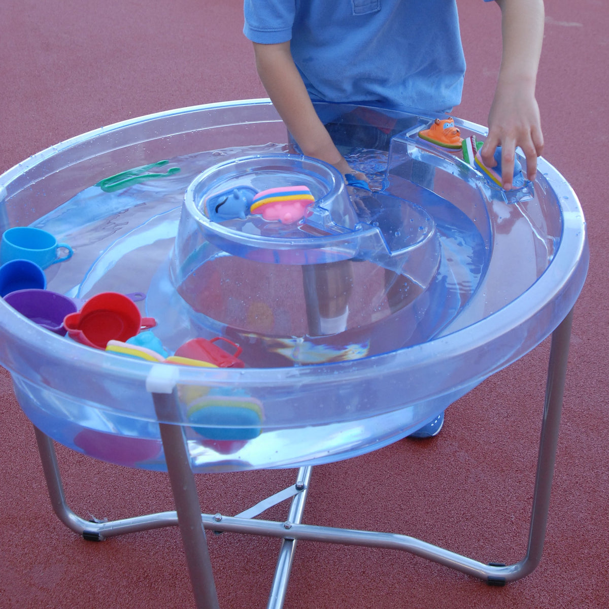 Circular Sand and Water Tray with Stand