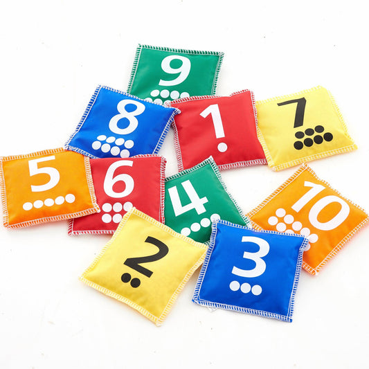 Number and Dot Bean Bags Set