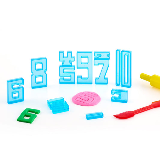 Busy Play Translucent Number Cookie Cutter Set