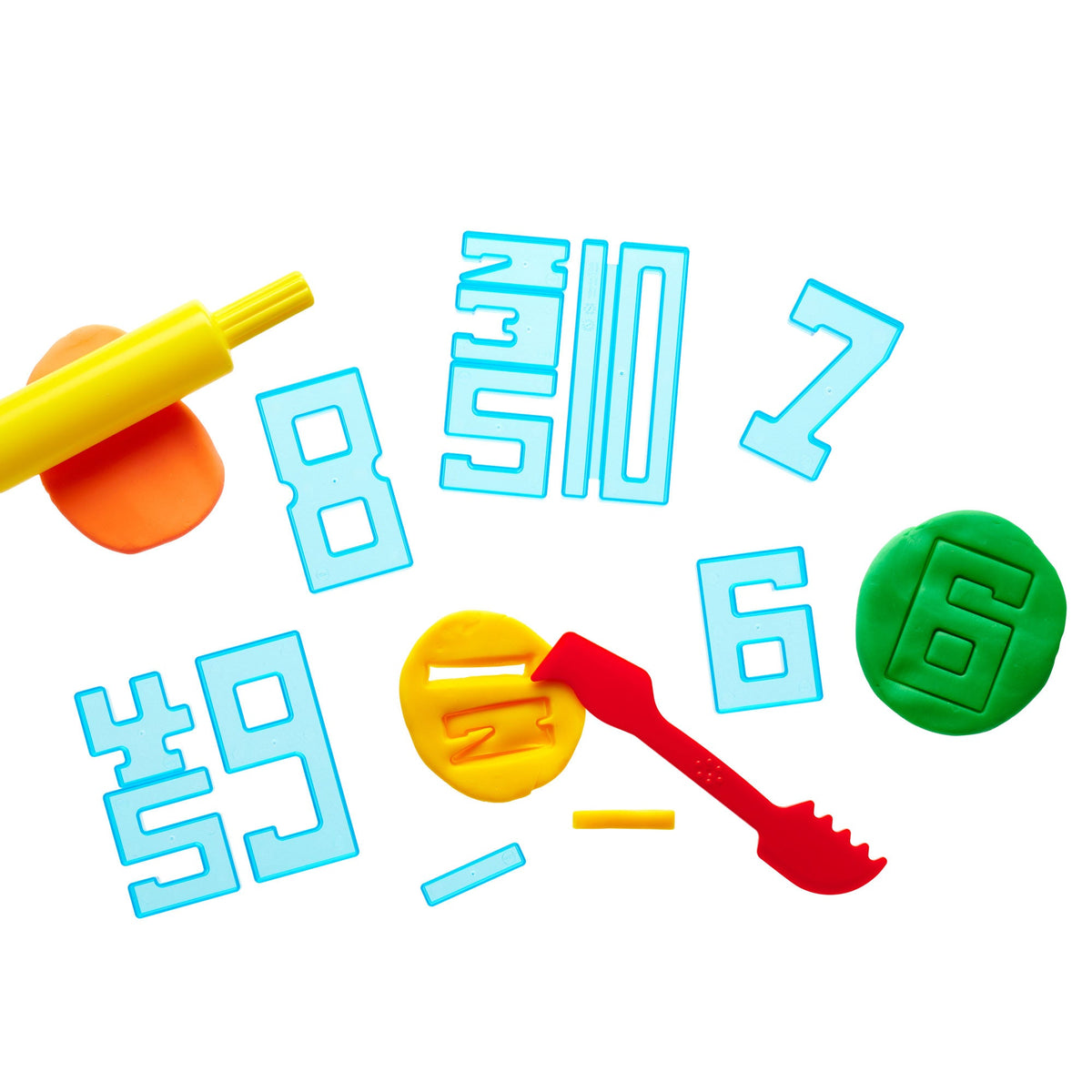 Busy Play Translucent Number Cookie Cutter Set