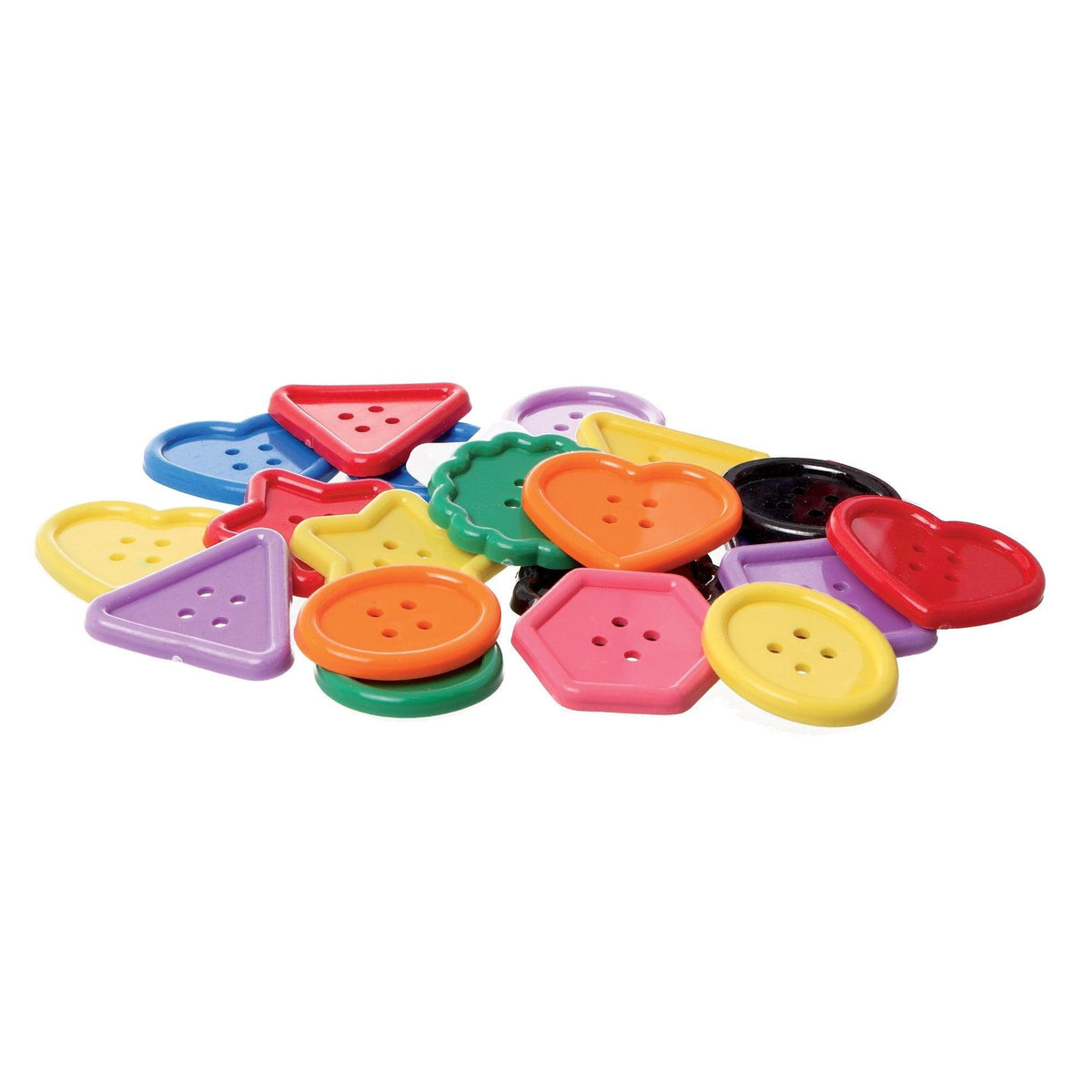 Assorted Large Buttons for Sorting and Lacing