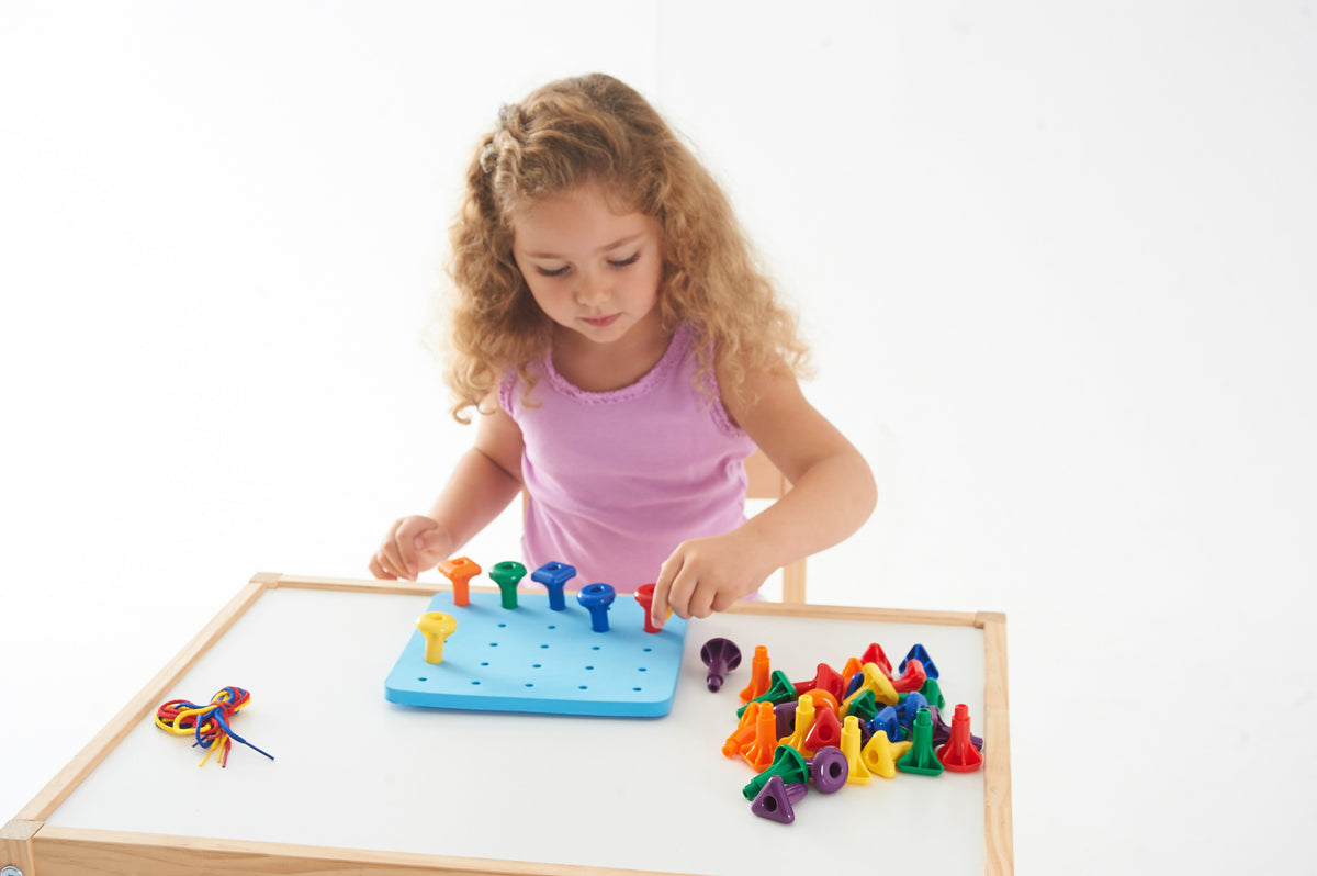 Geo Pegs and Peg Board Activity Set