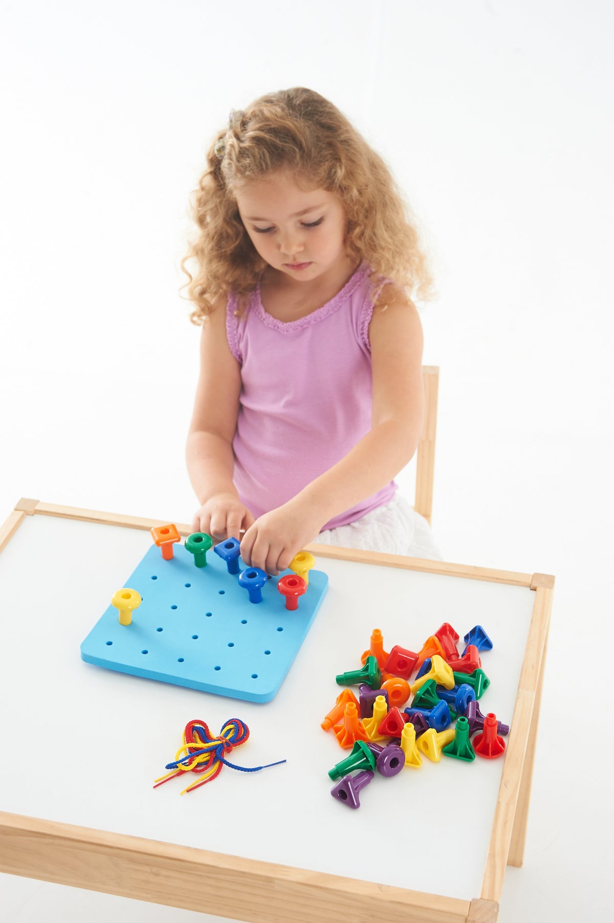 Geo Pegs and Peg Board Activity Set