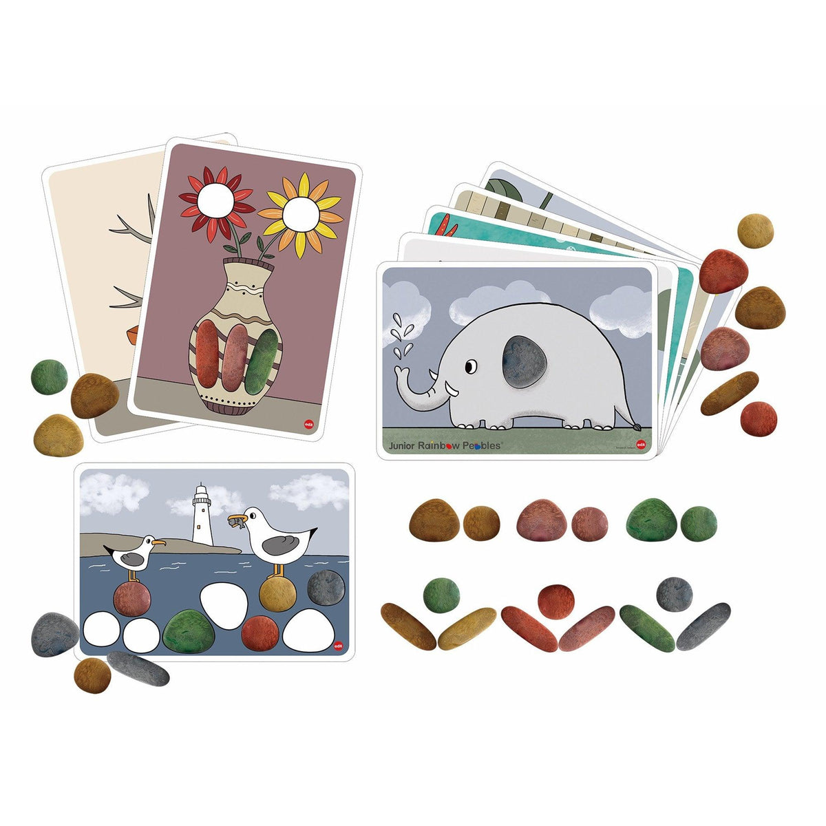 Green-n-Learn® Junior Rainbow Pebbles® Activity Set