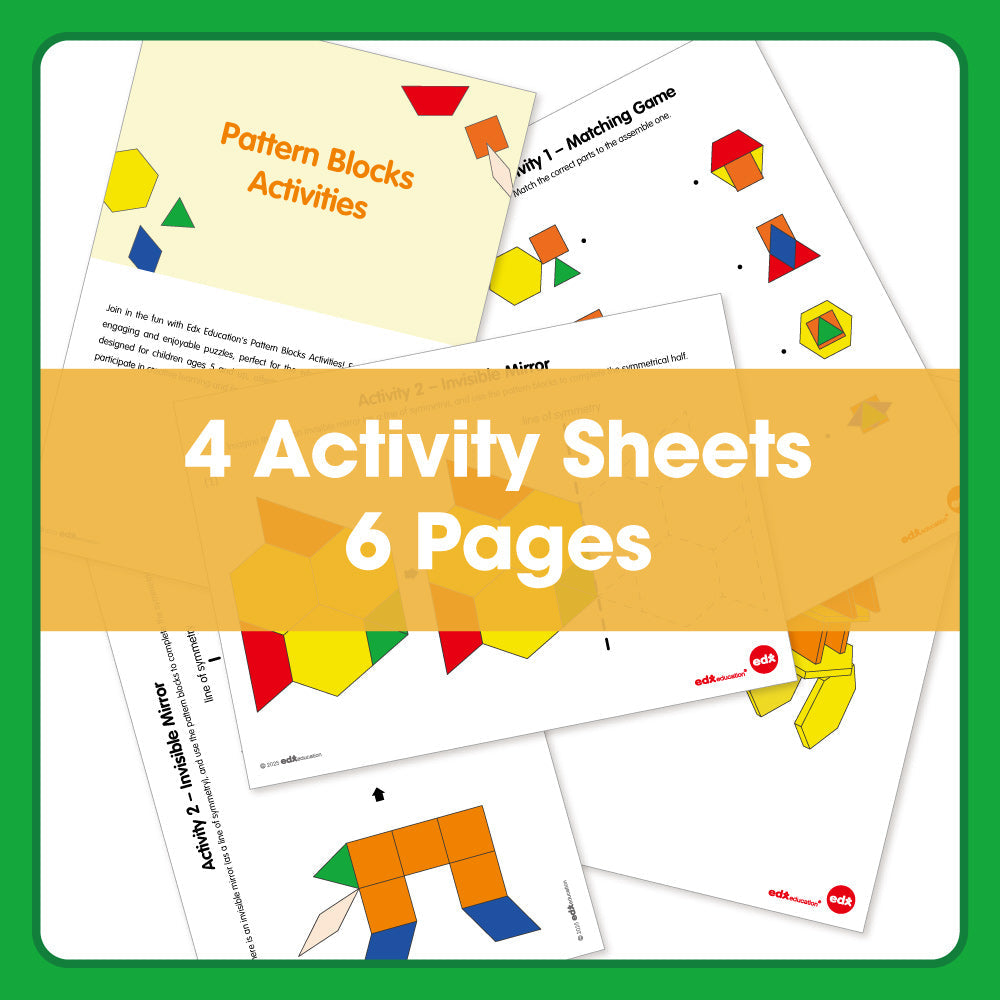 Edx Printable Pattern Blocks Printable Family Activities