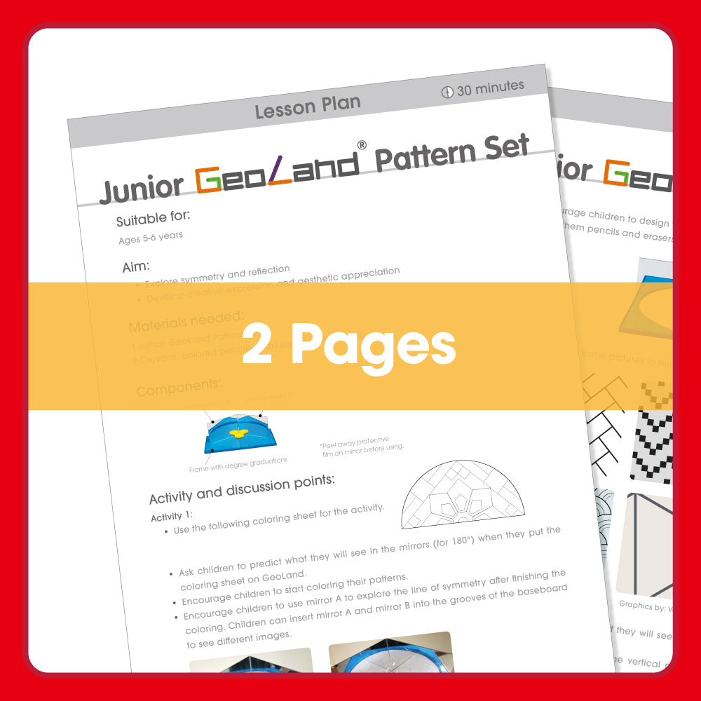 Edx Education Junior GeoLand Pattern Set Printable Lesson Plan: 5-6 year olds