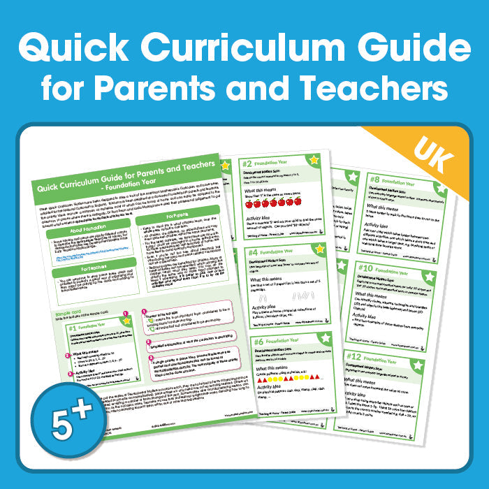 Quick Home Learning Curriculum Guide for UK Parents & Teachers: Foundation Year (Age 5+)