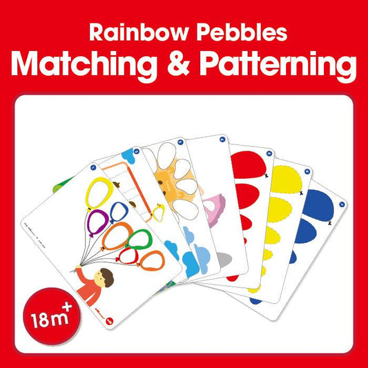 Rainbow Pebbles Matching & Patterning Printable Activity Cards