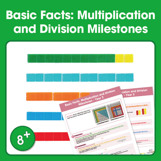 Basic Facts: Multiplication and Division Learning Milestones - 8+