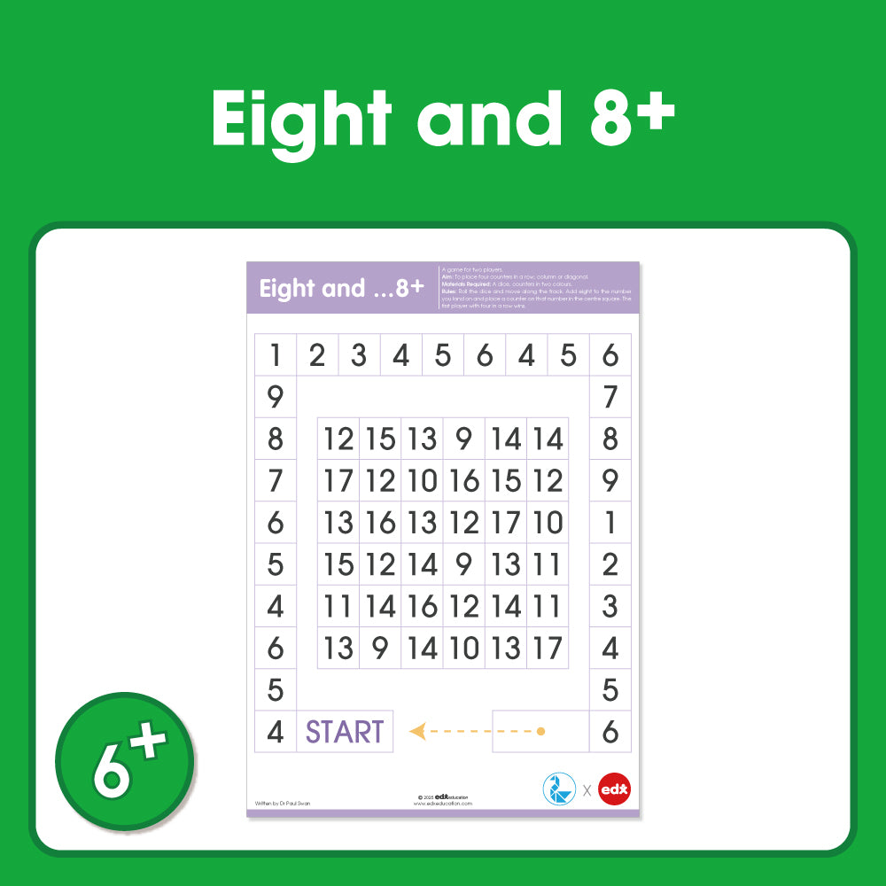 Edx Education Printable Board Games Eight-and-8Plus– Ages 6-8