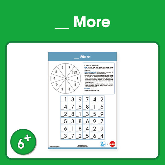 Edx Education Printable Board Games Ten More and ... More– Grade 1 to 3