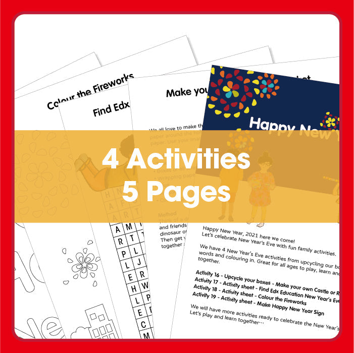 Edx Education Fun Family New Year Printable Activities 2020