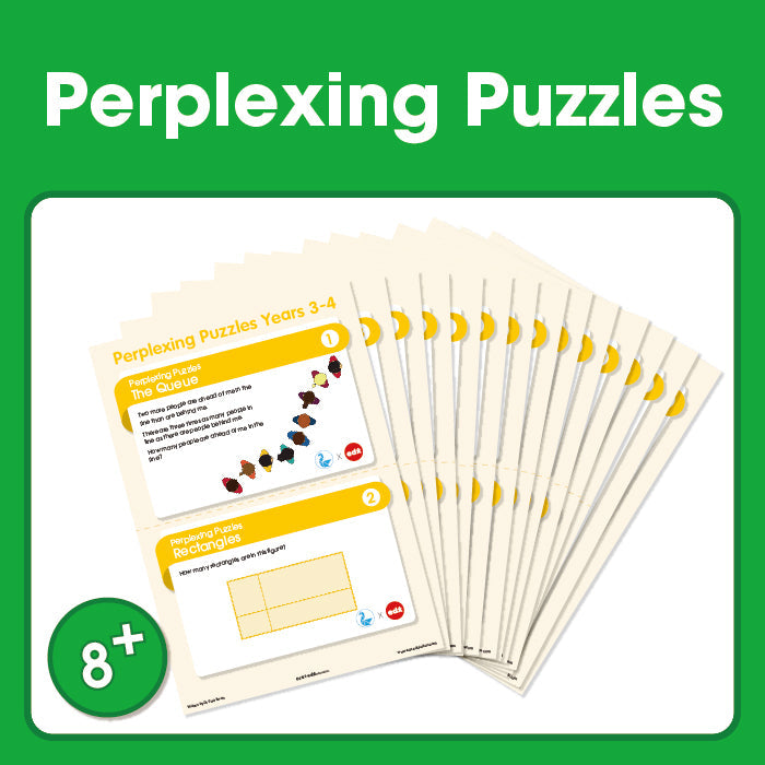 Edx Education Printable Perplexing Puzzles for Grade Levels 3 to 4