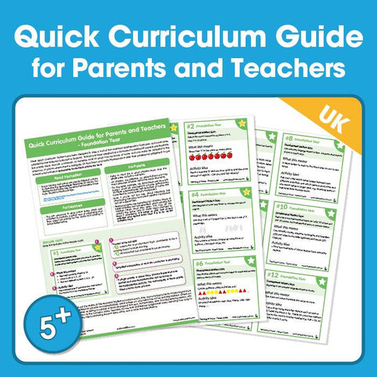 Reception/Foundation Year - Simplified UK Learning Curriculum Guide for Parents & Teachers