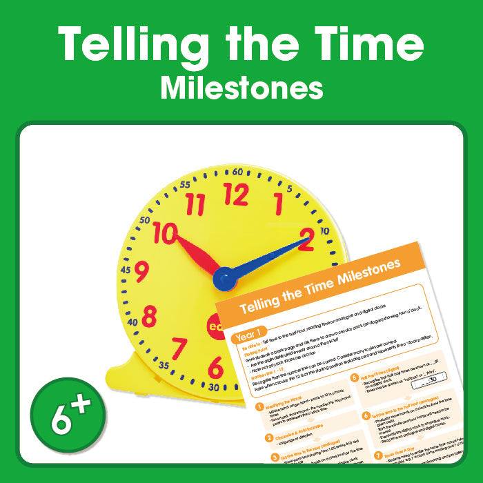 Edx Education Telling The Time Learning Milestones Grade 1