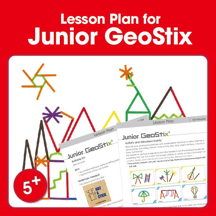 Junior GeoStix Printable Lesson Plan for 5-6yrs