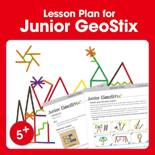 Junior GeoStix Printable Lesson Plan for 5-6yrs