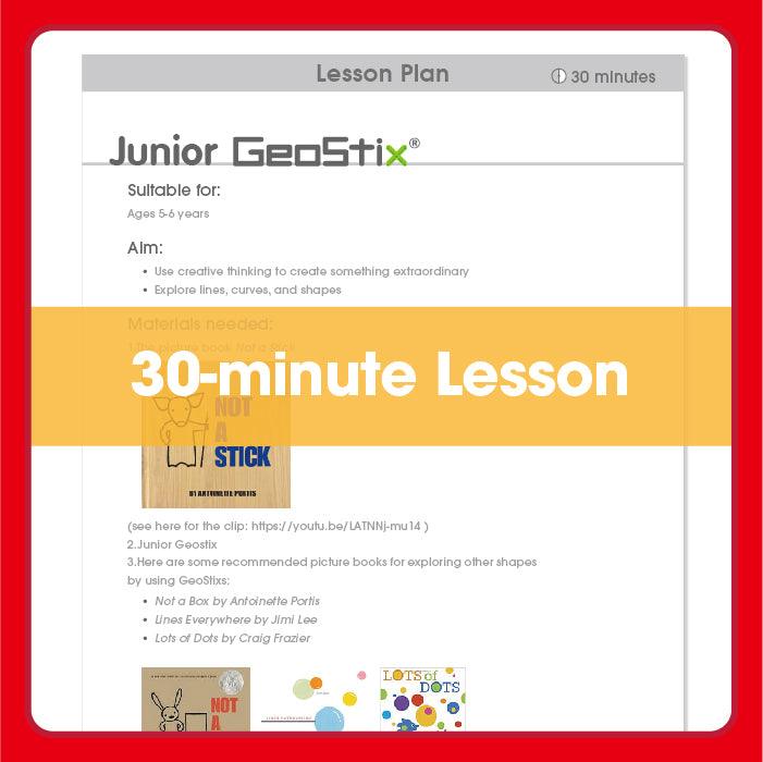 Junior GeoStix Printable Lesson Plan for 5-6yrs