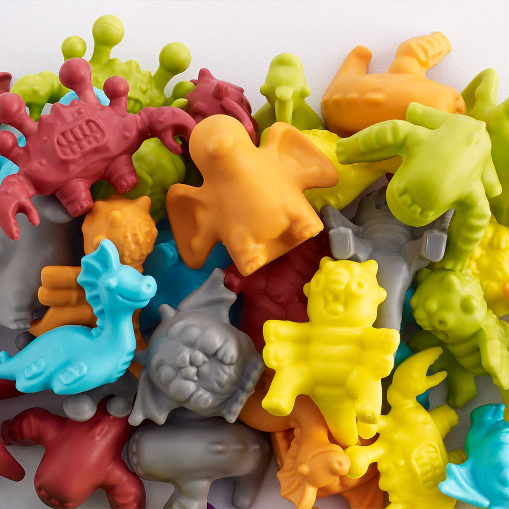 Monster Counters in Earth Colours